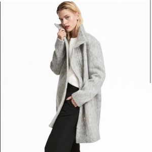 H&M Grey Wool Blend Coat